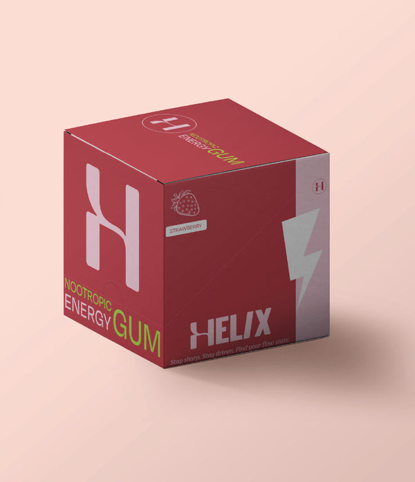 HELIX Nootropic Energy Gum - Strawberry