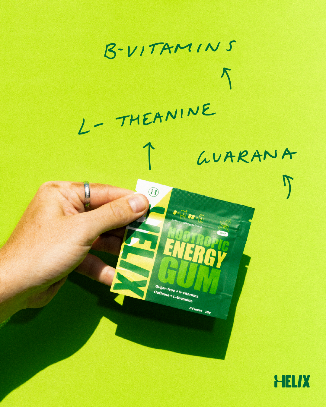 HELIX Nootropic Energy Gum - Mint