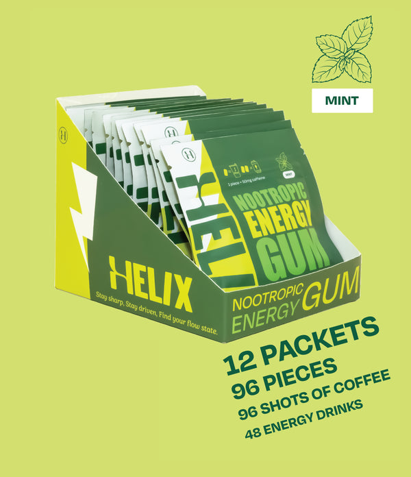 HELIX Nootropic Energy Gum - Mint